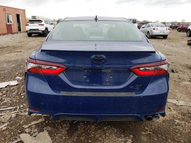 4T1G11AK4PU129598 - 2023 TOYOTA CAMRY SE NIGHT SHADE BLUE photo 6