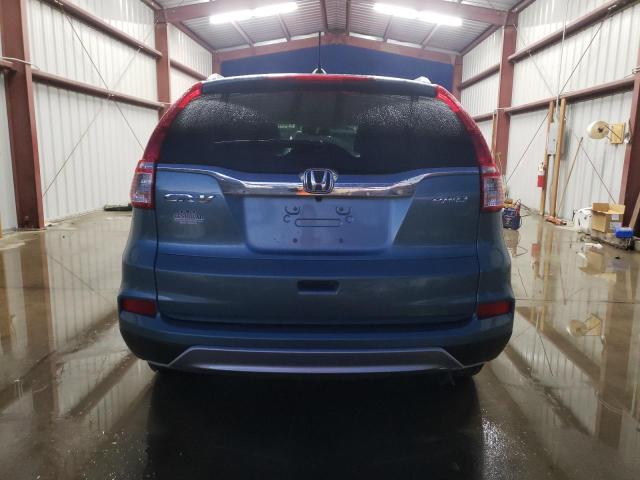 2HKRM4H71FH612661 - 2015 HONDA CR-V EXL BLUE photo 6