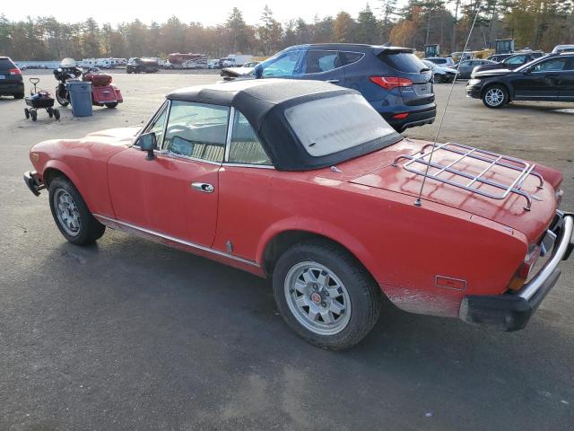 ZFAAS00B5C5003720 - 1982 FIAT 124 SPIDER RED photo 2