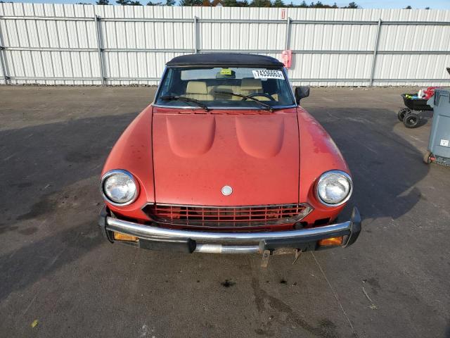 ZFAAS00B5C5003720 - 1982 FIAT 124 SPIDER RED photo 5