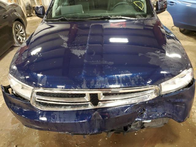 1C4RDJDG9FC879871 - 2015 DODGE DURANGO LIMITED BLUE photo 12