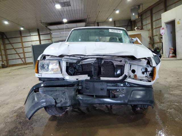 1FTYR10U34PA58635 - 2004 FORD RANGER WHITE photo 5