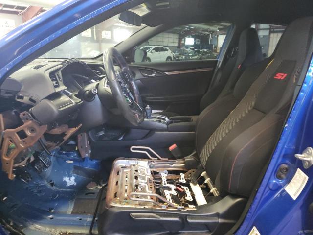 2HGFC1E59JH704644 - 2018 HONDA CIVIC SI BLUE photo 7