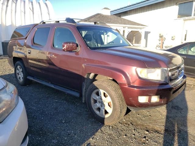 5FPYK1F50BB004602 - 2011 HONDA RIDGELINE RTL BURGUNDY photo 4