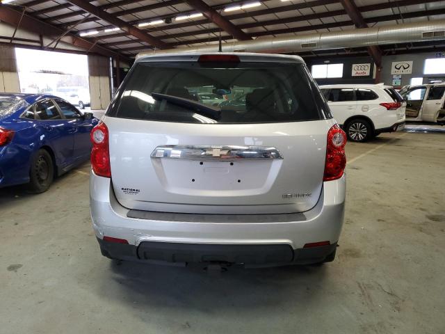 2GNALBEK7C1268979 - 2012 CHEVROLET EQUINOX LS SILVER photo 6