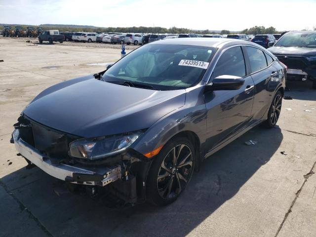2HGFC2F83LH545427 - 2020 HONDA CIVIC SPORT 灰色 照片 1