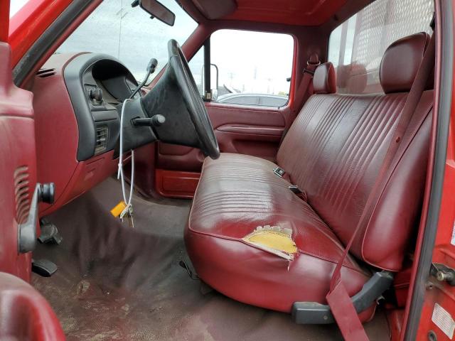 2FDHF37H6SCA25040 - 1995 FORD F350 Czerwony zdjęcie 7