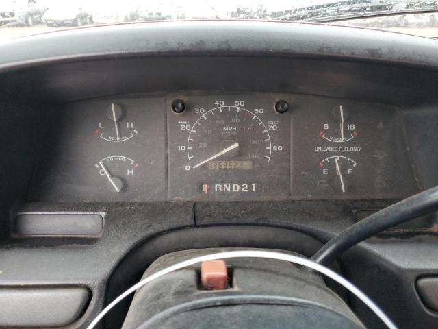 2FDHF37H6SCA25040 - 1995 FORD F350 Czerwony zdjęcie 9