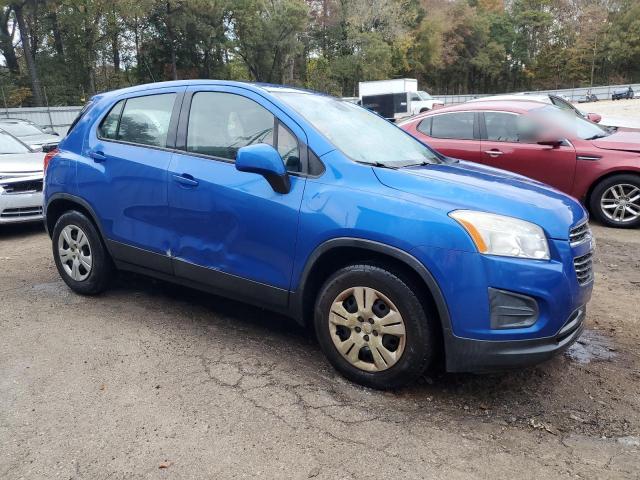 KL7CJKSB6GB672984 - 2016 CHEVROLET TRAX LS BLUE photo 4