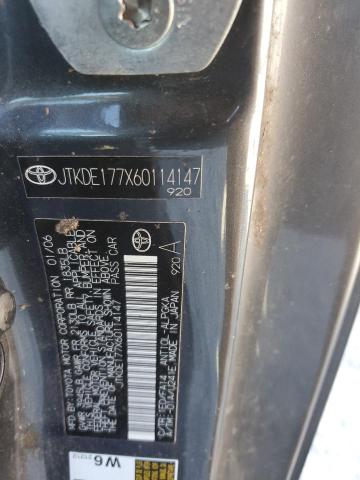 JTKDE177X60114147 - 2006 TOYOTA SCION TC Grafit foto 13