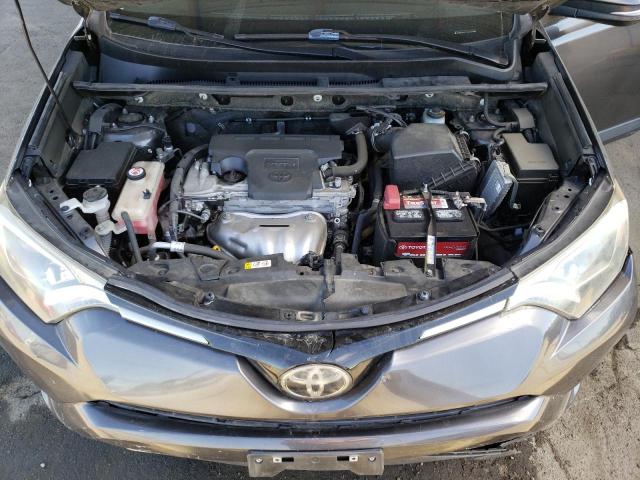 JTMWFREV7JJ741453 - 2018 TOYOTA RAV4 ADVENTURE GRAY photo 12