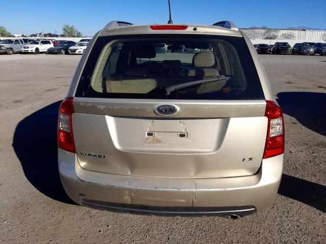 KNAFG525677030419 - 2007 KIA RONDO BASE TAN photo 6