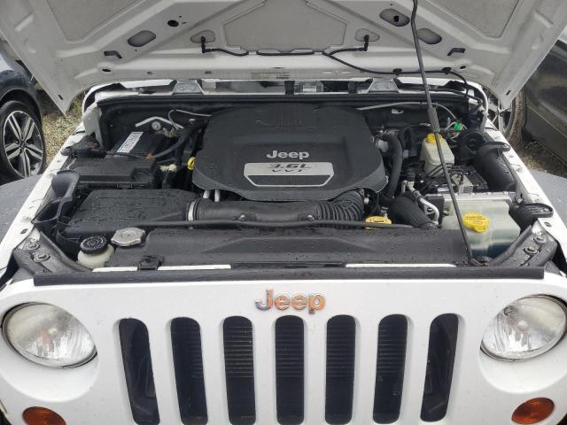 1C4AJWAGXDL609441 - 2013 JEEP WRANGLER SPORT WHITE photo 11