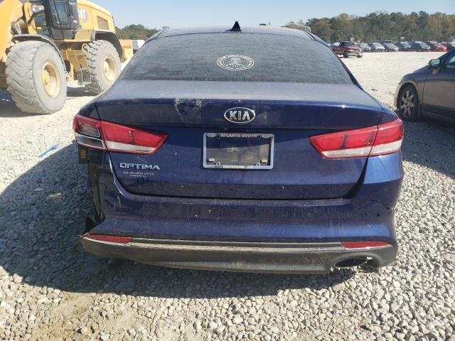 5XXGT4L3XJG270162 - 2018 KIA OPTIMA LX BLUE photo 6