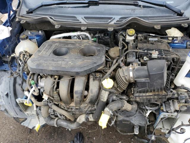 MAJ6P1UL4JC173963 - 2018 FORD ECOSPORT SE BLUE photo 11