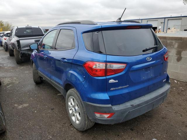 MAJ6P1UL4JC173963 - 2018 FORD ECOSPORT SE BLUE photo 2