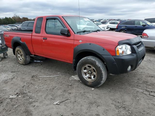 1N6ED26T71C304026 - 2001 NISSAN FRONTIER KING CAB XE RED photo 4