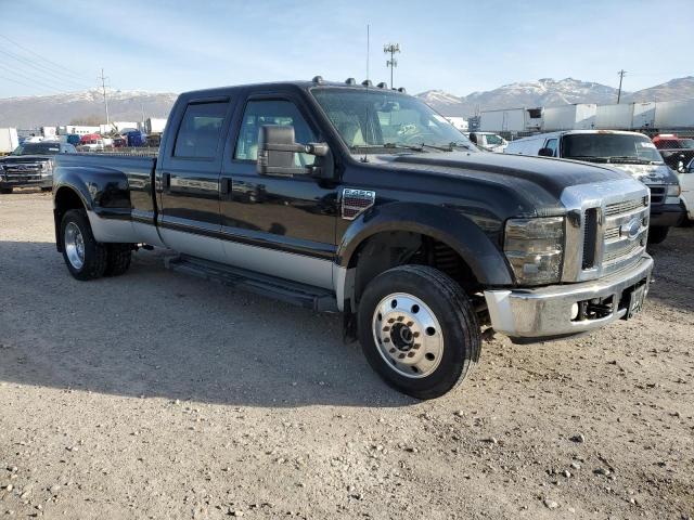 1FTXW43R08EA49289 - 2008 FORD F450 SUPER DUTY BLACK photo 4