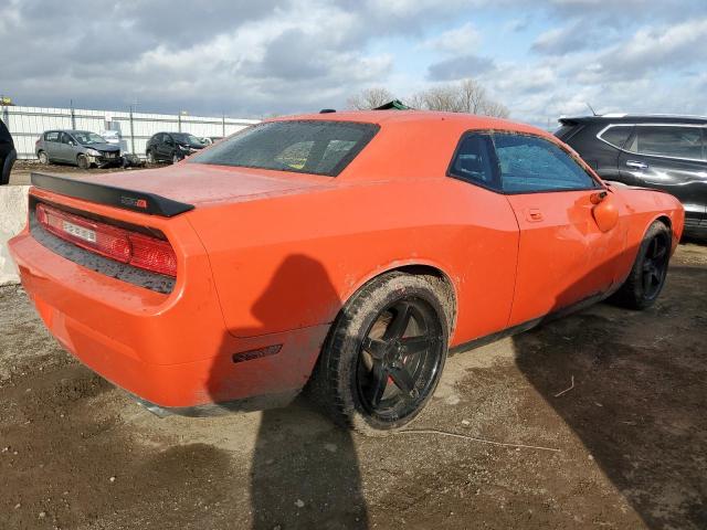 2B3LJ74W39H537487 - 2009 DODGE CHALLENGER SRT-8 ORANGE photo 3