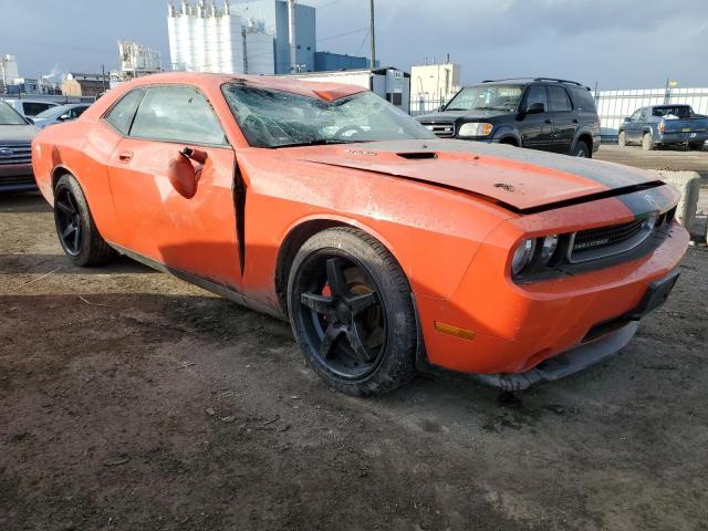 2B3LJ74W39H537487 - 2009 DODGE CHALLENGER SRT-8 ORANGE photo 4