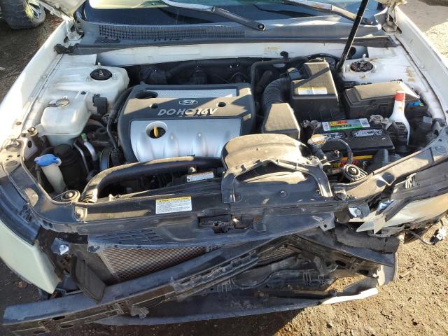 5NPET46C07H186853 - 2007 HYUNDAI SONATA GLS WHITE photo 11