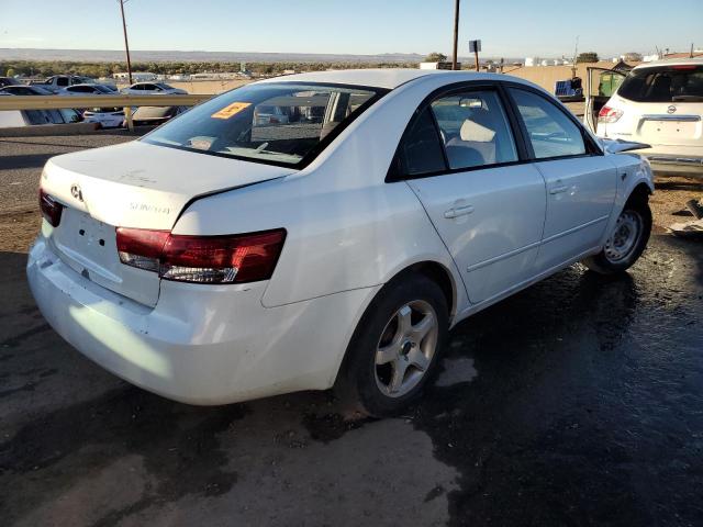 5NPET46C07H186853 - 2007 HYUNDAI SONATA GLS WHITE photo 3