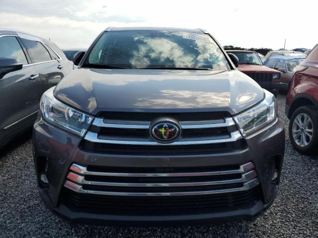 5TDYZRFHXKS323899 - 2019 TOYOTA HIGHLANDER LIMITED GRAY photo 5