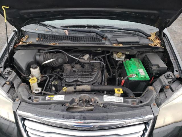 2C4RC1BG1ER160853 - 2014 CHRYSLER TOWN & COU TOURING შავი ფოტო 12