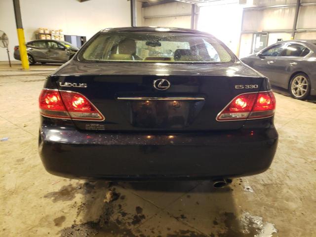 JTHBA30G455071733 - 2005 LEXUS ES 330 BLUE photo 6