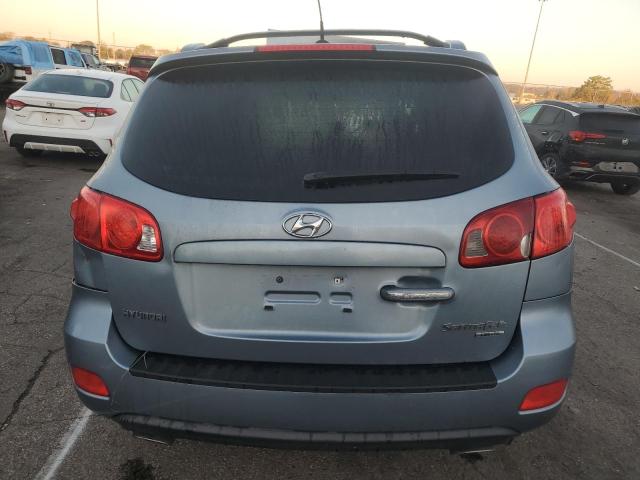 5NMSH13E39H324832 - 2009 HYUNDAI SANTA FE SE BLUE photo 6