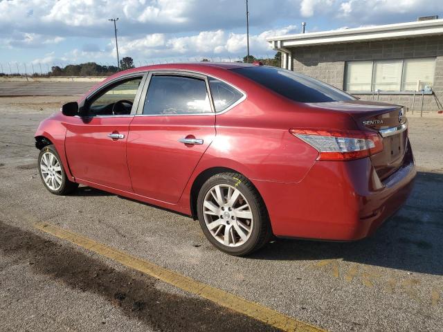 3N1AB7AP0DL699161 - 2013 NISSAN SENTRA S RED photo 2