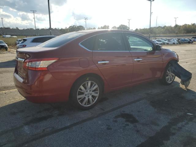 3N1AB7AP0DL699161 - 2013 NISSAN SENTRA S RED photo 3