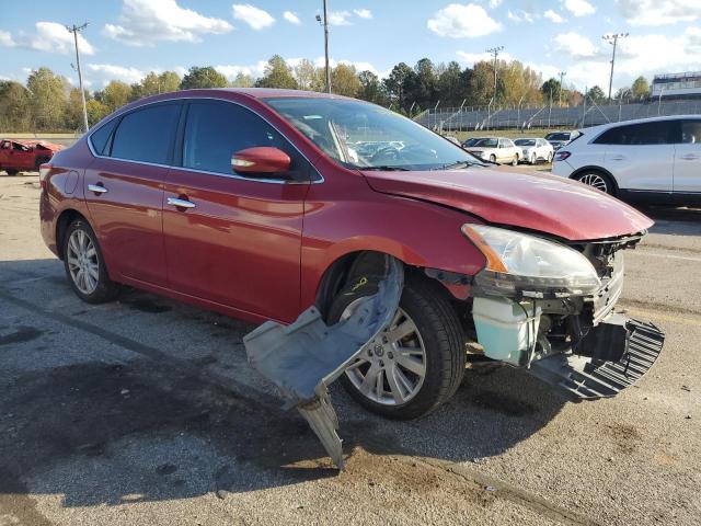 3N1AB7AP0DL699161 - 2013 NISSAN SENTRA S RED photo 4