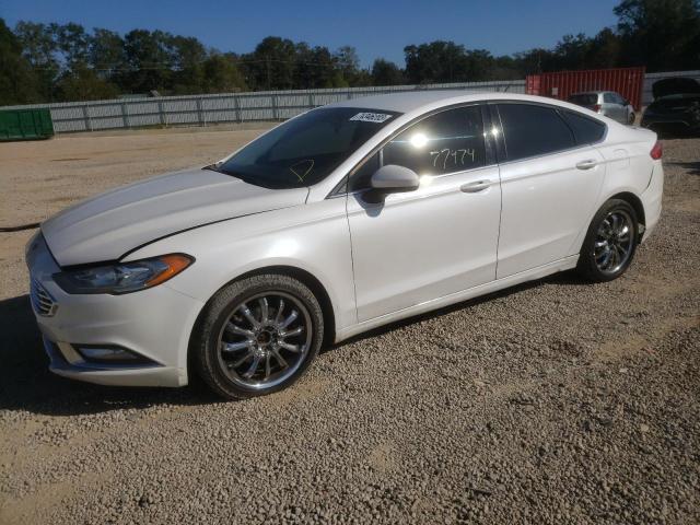 3FA6P0HD0JR150002 - 2018 FORD FUSION SE WHITE photo 1