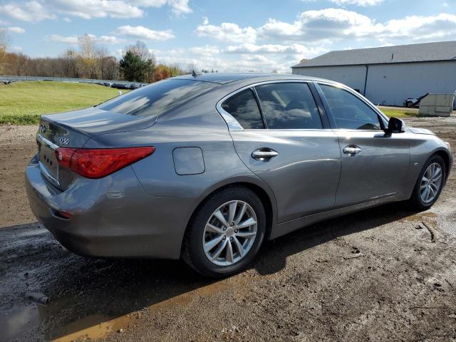 JN1BV7AR1FM397948 - 2015 INFINITI Q50 BASE GRAY photo 3