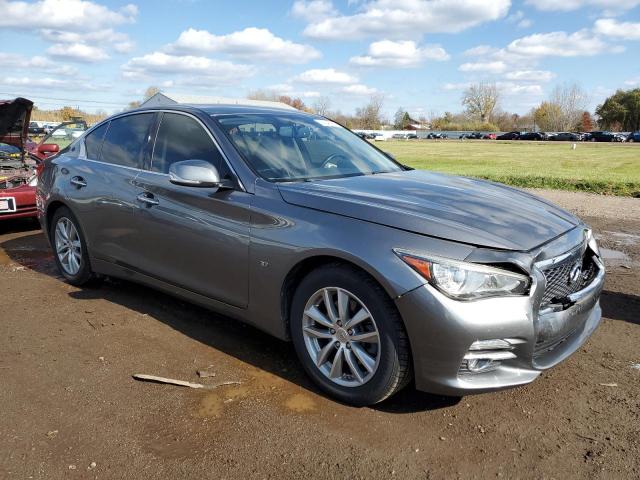 JN1BV7AR1FM397948 - 2015 INFINITI Q50 BASE GRAY photo 4