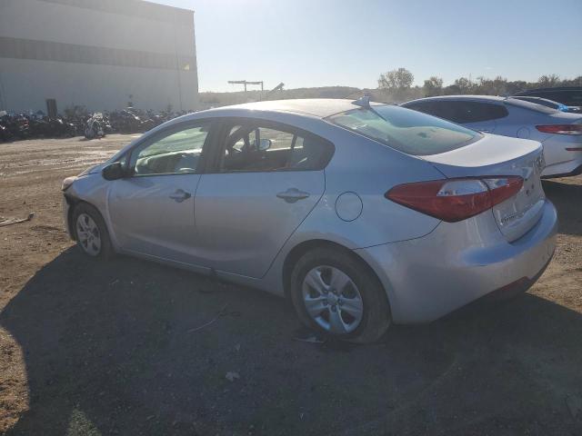 KNAFK4A61F5436279 - 2015 KIA FORTE LX SILVER photo 2