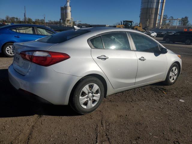 KNAFK4A61F5436279 - 2015 KIA FORTE LX SILVER photo 3