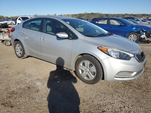 KNAFK4A61F5436279 - 2015 KIA FORTE LX SILVER photo 4