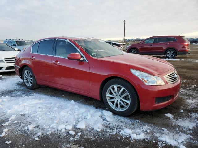 JNKBV61F37M806657 - 2007 INFINITI G35 RED photo 4