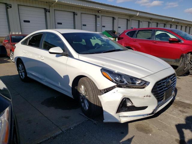 5NPE24AF7KH754528 - 2019 HYUNDAI SONATA SE WHITE photo 4