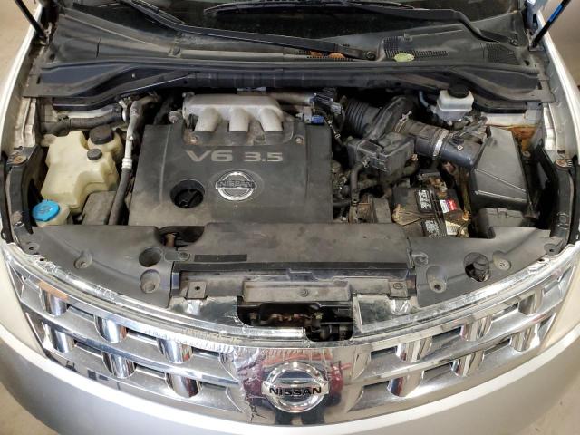 JN8AZ08W53W221053 - 2003 NISSAN MURANO SL SILVER photo 11