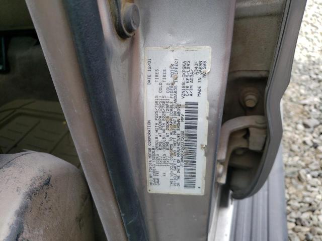 JT3HN86R820375022 - 2002 TOYOTA 4 RUNNER SR5 GRAY photo 12