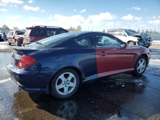 KMHHM65D13U061033 - 2003 HYUNDAI TIBURON BLUE photo 3