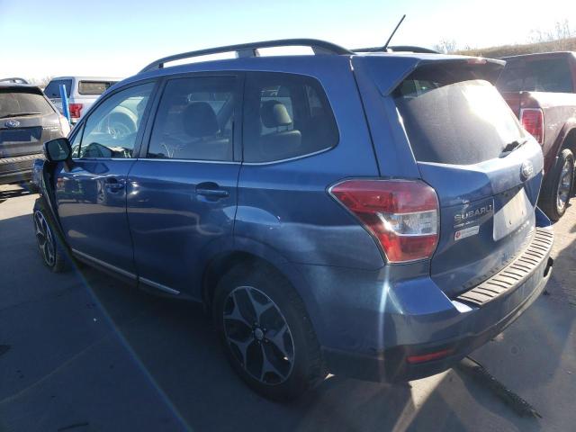 JF2SJGUC6FH569725 - 2015 SUBARU FORESTER 2.0XT TOURING BLUE photo 2