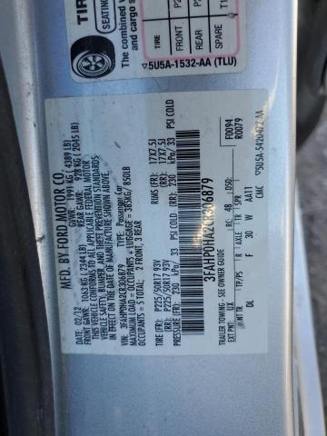 3FAHP0HA2CR306879 - 2012 FORD FUSION SE SILVER photo 12