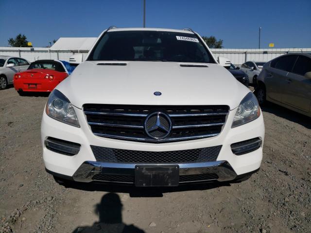 4JGDA5HBXEA280847 - 2014 MERCEDES-BENZ ML 350 4MATIC WHITE photo 5