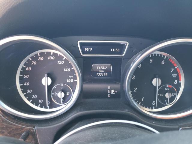 4JGDA5HBXEA280847 - 2014 MERCEDES-BENZ ML 350 4MATIC WHITE photo 9