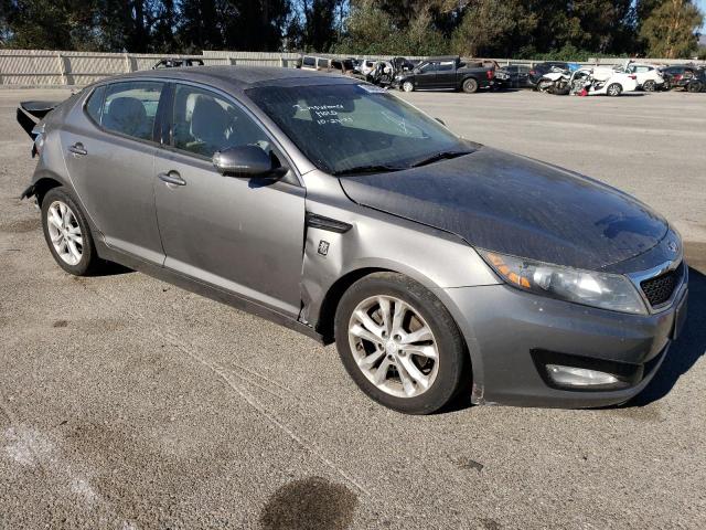 5XXGN4A73DG134752 - 2013 KIA OPTIMA EX GRAY photo 4