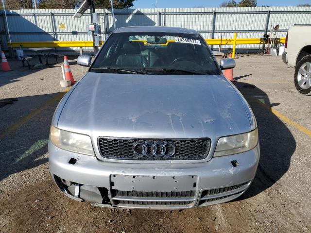 WAURD68D11A102356 - 2001 AUDI S4 2.7 QUATTRO SILVER photo 5